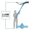 Combo Motosierra 1 Batería + Brazo Extensible 2,2m Ecodrop
