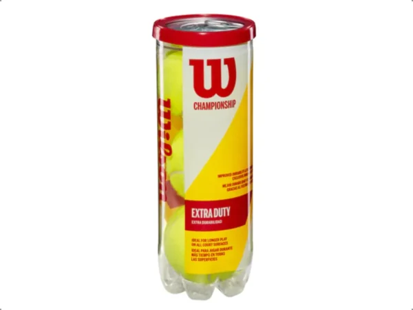 Pelotas de tenis Wilson tubo de 3 unidades Padel