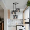 Lámpara De Colgar De 3 Luces Estilo Moderno