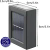 Foco Lámpara Aplique Solar Led Decoración Fotocélula Calida
