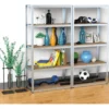 Estantería Metálica Con Estantes De Mdf 90x40x180