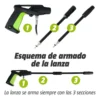 Hidrolavadora Kroner Alta Presión 1400w