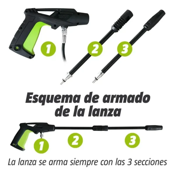 Hidrolavadora Kroner Alta Presión 1400w