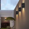 Foco Lámpara Aplique Solar Led Decoración Fotocélula Calida