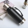 Termo Acero Inoxidable Liso 1L Con Asa Negro