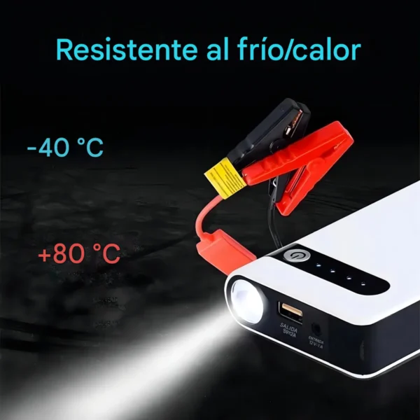 Arrancador De Autos 20000mah Con Linterna Led