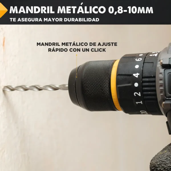 Taladro Brooklyn Percutor Inalambrico 20v