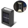 Foco Lámpara Aplique Solar Led Decoración Fotocélula Calida