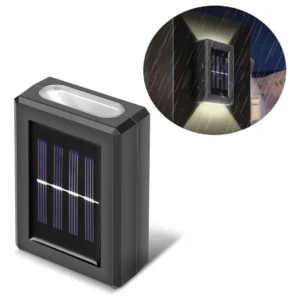 Foco Lámpara Aplique Solar Led Decoración Fotocélula Calida