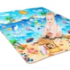 Alfombra Antigolpe Doble 200x180 Gruesa Infantil Bebé