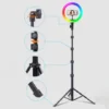 Aro de Luz Multicolor 26CM + Trípode + Control Remoto