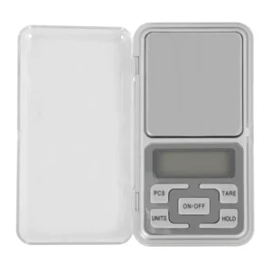 Balanza Digital de Bolsillo Alta Precisión 0.1g a 200g con Pantalla LCD