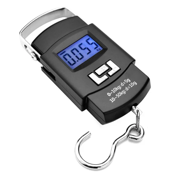 Balanza Portátil Digital Ideal Equipaje Capacidad 50kg y Pantalla LCD