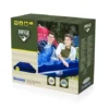 Colchon Inflable Bestway 2p C/ Inflador + 2 Almohadas