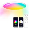 Foco Luz LED Techo Redondo Colores C/control App