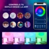 Foco Luz LED Techo Redondo Colores C/control App