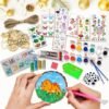 Set Artesanías Madera 2126p Pinturas Diamantes Niños