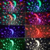 Lámpara Veladora Proyector de Estrellas con 4 Modos de Luz y Movimiento