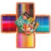 Lata Con 120 Lapices De Colores Artísticos Kalour
