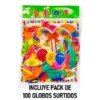 Máquina Inflador 600w 2iny + Pack X100 Globos Regalo!
