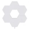 Módulos LED Hexagonales Táctiles en Colores con Control Remoto - 6 Módulos