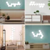 Módulos LED Hexagonales Táctiles en Colores con Control Remoto - 6 Módulos