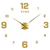 Reloj de Pared Adhesivo con Efecto 3D