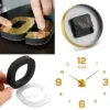 Reloj de Pared Adhesivo con Efecto 3D