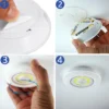 Set de 3 Luces Multiuso a Pilas Faros LED con Control Remoto