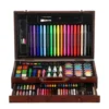 Set Arte Madera 123p Dibujo Valija Escolar Marcador