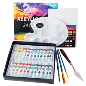 set-arte-x30-pintura-acrilica-pinceles-paleta-color-set-arte-x30-pintura-acrilica-pinceles-paleta-color Set Arte X30 Pintura Acrílica Pinceles Paleta Color