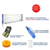 Set Futbol Tenis C/2 Paletas 4 Pelotas Y Accesorios
