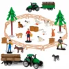 Set Granja Completa 94pcs Animales Tractor Juguete