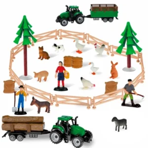 Set Granja Completa 94pcs Animales Tractor Juguete