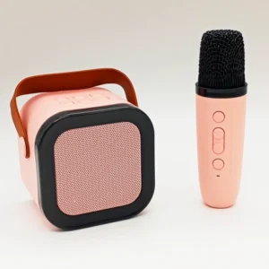 Set Micrófono Parlante Karaoke + Reloj Smartwatch
