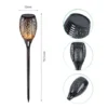 Set x8 Antorcha Led Lámpara Solar Efecto Llama Estaca