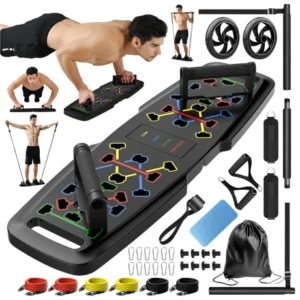 Tabla Flexiones Gimnasio PushUp Completo Lagartijas