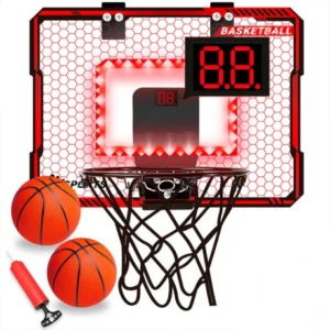 Tablero Basket C/contador Luz Led Portátil + Pelota