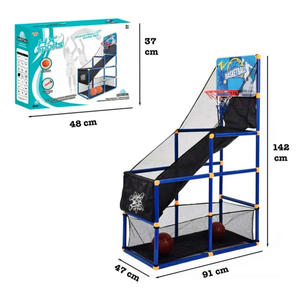 Tablero Basket Lanzador Armable + 2 Pelotas + Inf