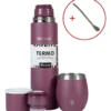 Set Termo Terrano 750ml + Mate Acero + Bombilla De Regalo