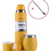 Set Termo Terrano 750ml + Mate Acero + Bombilla De Regalo
