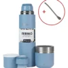 Set Termo Terrano 750ml + Mate Acero + Bombilla De Regalo