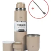 Set Termo Terrano 750ml + Mate Acero + Bombilla De Regalo