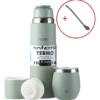 Set Termo Terrano 750ml + Mate Acero + Bombilla De Regalo
