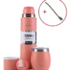 Set Termo Terrano 750ml + Mate Acero + Bombilla De Regalo