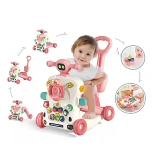 andador-caminador-bebe-musical-buggy-con-guia-6-en1-rosa (1) Andador Caminador Bebé Musical Buggy con Guía 6 En 1