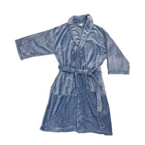 Bata de baño Bed Line Dohler Talle M - Azul Piedra