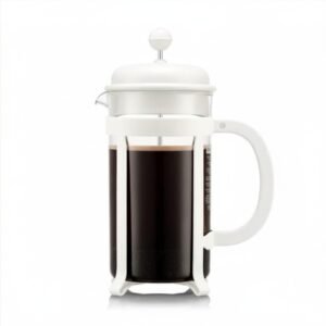 Cafetera Prensa Francesa Bodum Portátil de 1 Lt - Blanco