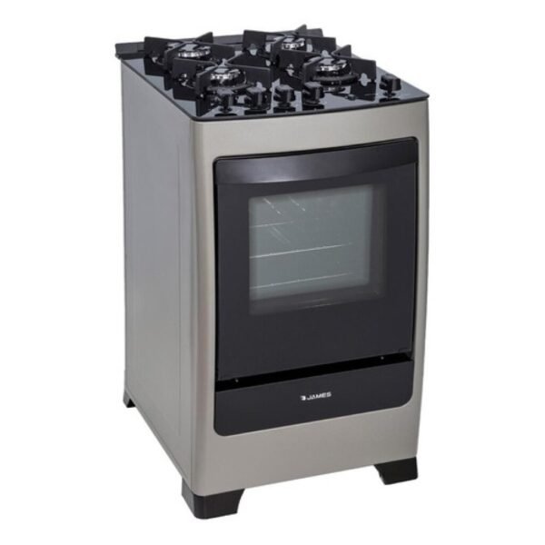 cocina-a-gas-james-horno-enlozado-4-hornallas-top-control-gris.jpg Cocina a gas James horno enlozado 4 hornallas Top Control - Gris