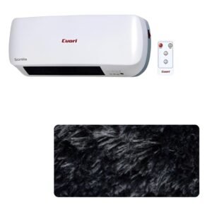 Combo Hogar Convector Eléctrico Cuori + Alfombra Shaggy 2x2.5